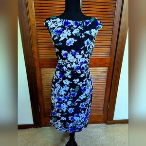 Floral Ralph Lauren fitted dress